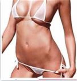 See Through Mesh Micro Bikini Set Women's 2020 Brazilian Sheer Bikinis Sex Swim Lingeries Swimwear Female Swimsuit Costume 131 W2