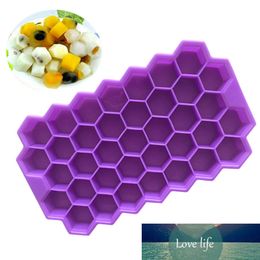 37 Cubes Ice Cube Tray Honeycomb Silicone Ice Cube Maker Mould For Cream 3D DIY Party Wine Whiskey Cocktail Cold Drink Tool