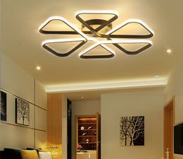 modern led ceiling light indoor home ceiling lamp for living room bedroom dining room lighting fixture blackwhite luminaires