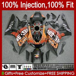 Injection Mould Fairings For HONDA CBR 1000 RR CC 1000RR CBR1000RR 06 07 Body 59No.64 100%Fit CBR1000 RR 1000CC Matte Repsol 2006 2007 CBR1000-RR 06-07 OEM Bodywork Kit