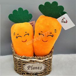 24CM Carrot Plush Toy PP Cotton Filled Simulation Vegetable Pendant