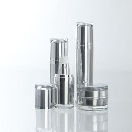 Storage Bottles & Jars Acrylic Lotion Cream Cosmetic Container Luxury Skin Care Jar Pump Perfume F184304s