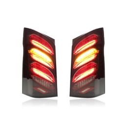 Car Tuning Tail Lights For Benz VITO Maybach Type Taillights LED DRL Running Light Fog Lamp Rear Parking Bulb