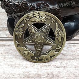Masonic Car Emblem " Order of Eastern Star "Badge 3D Hollow out Mason Freemason Size 3'' BCM42 cloth accessories