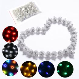 Luminous LED Balloon Lights Outdoor Decoration Colorful Small Ball Light Snowflake Light Party Decorations Light XD24575