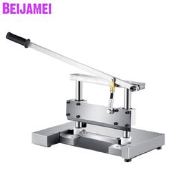BEIJAMEI 35cm Blade Manual Bone Cutter Machine Commercial Cutting Pig's Foot Bone Machine Meat And Bone Cutting Machine