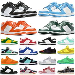 Running Shoes Panda White Black The 50 lot Mens Womens UNC Coast Dusty Olive Chunky Orange Pearl Parra sports Sneakers Trainers Michigan Kasina BRAZIL Dark Green Red