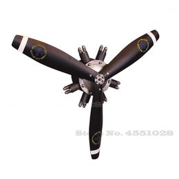 Decorative Objects & Figurines Retro Aeroplane Propeller Wall Hanging Decoration Metal Crafts Cafe Restaurant Bar Home Decor Hang Kids Gift N