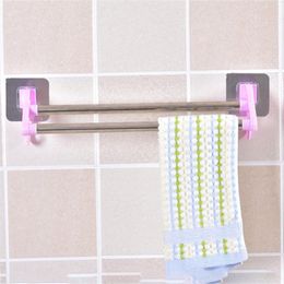 Towel Racks Durable Stainless Steel Home Seamless Vacuum Suction Cup Rack Bathroom Hanging