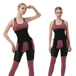 New Arrival Waist Timmer Tummy Control Shapewear Sauna Sweat Girdle For Belly Hip Thigh 3 in 1 Suit Body Shapers Shaping Perfect Curve DHL