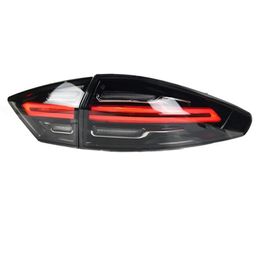 Luzes da cauda das partes do carro para Ford Mondeo 2013-2016 Fusion Porsche Design Taillights LED DRL Running Bulbo Nevoeiro Conjunto de luz