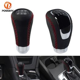 Car Gear Shift Knob 5 Speed Stick Shifter Lever Leather for E46 E60 E90/Golf 6/ 207 307/Passat B6 B8 Interior Details