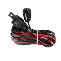 40a relay UK - Other Lighting System Fog Lamp Switch Wiring Harness Durable Light For With 12V 40A Rock Relay Off-road Vehicle