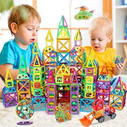 Building Blocks Set Model & Building Magnets Magnetic Blocks Toy for Children Educational Designer Kid Toys Game Gift Fancy Toy Q0723