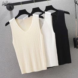 Summer Soft Cotton Women Tank Tops Lady Bottoming Tees Streetwear Tanks Clothing Sexy Sleeveless Sport T Shirt 13598 210527