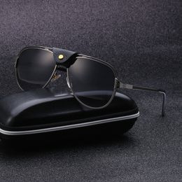 2021 Vintage Sunglasses Men Oval Luxury Brand Steampunk Sun Glasses For Women With A Box Leather Punk