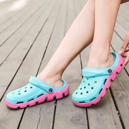 slides Fashion Slippers shoes rubber sandals women Cushioning Sport Up Sandy bule beach foam outdoor indoor Walking Soft bottom one size 36-44