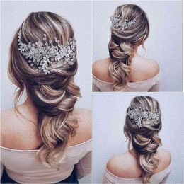 Headbands For Women Bride Tiara Hairband Accessories Wedding Jewellery Bridesmaid 210707