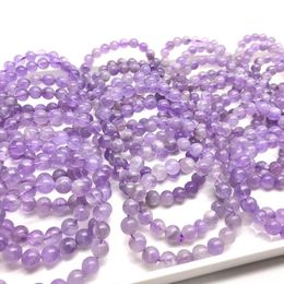 10mm Natural Energy Crystal Stone Strands Handmade Beaded Charm Bracelets Party Club Decor Birthday Jewellery For Women Men