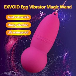 Egg Vibrator Magic Wand Clitoris Stimulator G-spot Massager Sex Toys for Women Dildo Vibrating Bullet Strong Vibration P0818