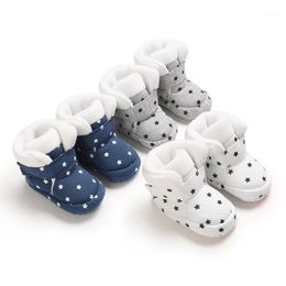 First Walkers Baby Winter Boots Infant Toddler Born Cute Shoes Girls Boys Super Keep Warm Snowfield Booties Boot
