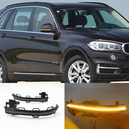 2PCS Dynamic Blinker Turn Signal LED Light For BMW X3 X4 X5 X6 F25 LCI F26 F15 F16 2013 2014 2015 2016 2017 2018 Rearview Mirror