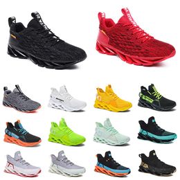 Top Running Shoes for Mens Comfortable Breathable Jogging Triple Black White Red Yellow Neon Grey Orange Bule Sports Sneakers Trainers Size 40-45 GAI