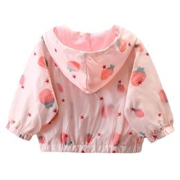 Girls' jackets spring and autumn Korean style thin western baby girls clothes P4566 210622