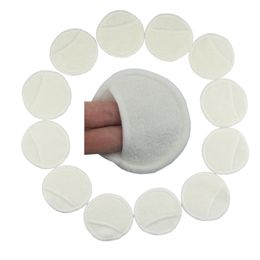 Bamboo Sponges Cotton Soft Reusable Skin Care Face Wipes Washable Deep Cleansing Cosmetics Tool Round Makeup Remover Pad
