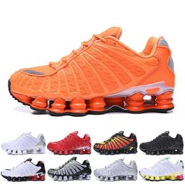 Fashion TL Running Shoes for Men Triple Black Clay Orange Metallic Silver Sunrise University Red White Mens Trainers Sports Sneakers 40-45