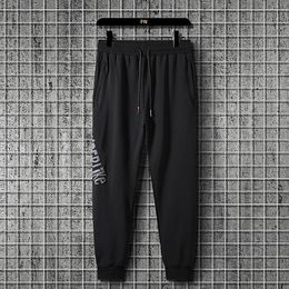 Pantaloni della tuta in nylon grigio nero primaverili