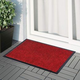 Carpets Heavy Duty Large Outdoor Indoor Doormat Red Waterproof Entrance Rug Front Door Mat Patio Anti-Skid Rubber Floor Accessories