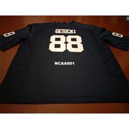 001 #88 White Navy Mike Gesicki Penn State Nittany Lion Alumni College Jersey size s-4XL or custom any name or number jersey