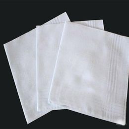 DHL free Wholesale White Handkerchief Male Table Satin Hankerchief Towel Square Knit Sweat-absorbent Washing Towel For Baby Adult-070504