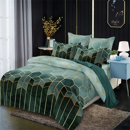 Claroom Comforter Bedding Queen King Bed Linens Geometric Duvet Cover (No Sheet) XX05# C0223