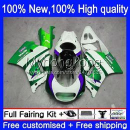 Bodywork For SUZUKI SAPC RGVT RGV 250 250CC VJ22 VJ23 Body 32No.138 RGVT250 RGV-250 88-98 RGV250 94 95 96 97 98 Green white RGVT-250 1994 1995 1996 1997 1998 Fairing Kit