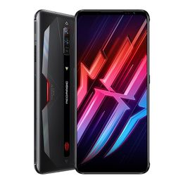 Original Nubia Red Magic 6 5G Mobile Phone Gaming 8GB RAM 128GB ROM Snapdragon 888 64MP OTG 5050mAh Android 6.8 inches AMOLED Full Screen Fingerprint ID Smart Cell Phone