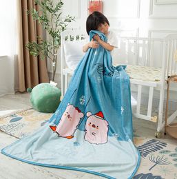 The latest model 140X100CM blanket, a variety of sizes and patterns to choose from, flannel children's cartoon coral gift blankets