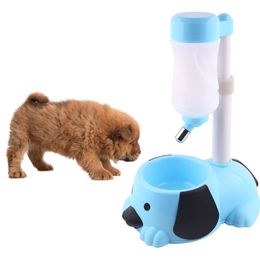 Cute Pet Automatic Feeder Dog Cat Drinking Bowl For Dog Water Drinking Cat Feeding Large Capacity Dispenser Pet Cat Dog Y200922