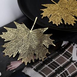 Bookmark Creative Retro Golden Hollow Leaves Metal For Books School Students Bookmarks Beautiful Gifts