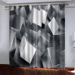 High Quality Blackout Window Curtain Stereoscopic Curtains For Living Room Bedroom Home Decoration Kids Room Drapes