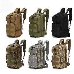 30L Waterproof Tactical Backpack Sports Camping Hiking Trekking Fishing Hunting Bags Outdoor Military 1000D Nylon ski Rucksacks Q0721