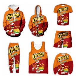 2022 Cheetos Puffs Funny 3D Print Causal Clothing New Fashion Men/ Women Zipper Hoodies/ Hoodies/ Sweatshirt/ T-shirt/ Vest/ Shorts/ Trousers A465