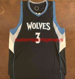 Mens Women Youth #3 Brandon Roy Basketball Jersey Blue Embroidery add any name number