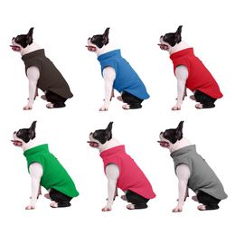 Dog Apparel Autumn And Winter Clothes Warm Pet Cat Yorkshire Chihuahua Fleece For Small Medium Dogs Puppy