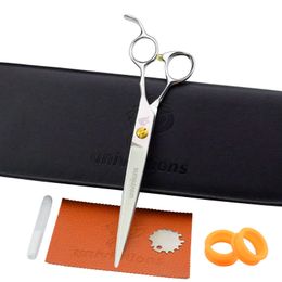 Univinlions 7.0" Cutting Grooming For Dog Hair Trimming Tools Tijeras Perro Home Groomer Scissors Clipping Shears for Dogs Tesoura Pet