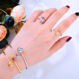 Earrings & Necklace Missvikki Luxury Original Design Cute Bangle Ring Jewelry Sets For Bridal Wedding High Quality Fashion Style