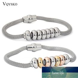 New Arrival Net Chain Bracelet With Magnet Clasp Fashion Stainless Steel Beads Charm Bracelets Jewelry for Women Factory price expert design Quality Latest Style