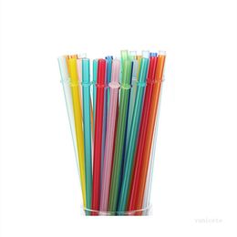24cm PP plastic straw can be reused environmental protection material multi Colour used for 20oz straight cup insulation Cup Drinking Straws T2I52108