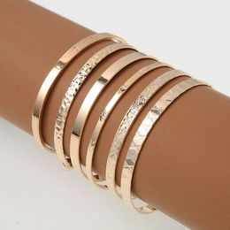 Bangle Bangles For Women Sets Bracelets On Hand Jewelry 2022 Gifts Stainless Steel Accessories Girls Cuffs Gold Ladies Fashion